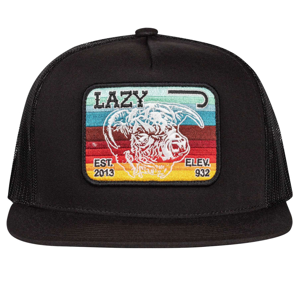 
                  
                    Lazy J Ranch Black Serape Elevation Classic Five Panel Trucker Hat-Lazy J Ranch Wear
                  
                