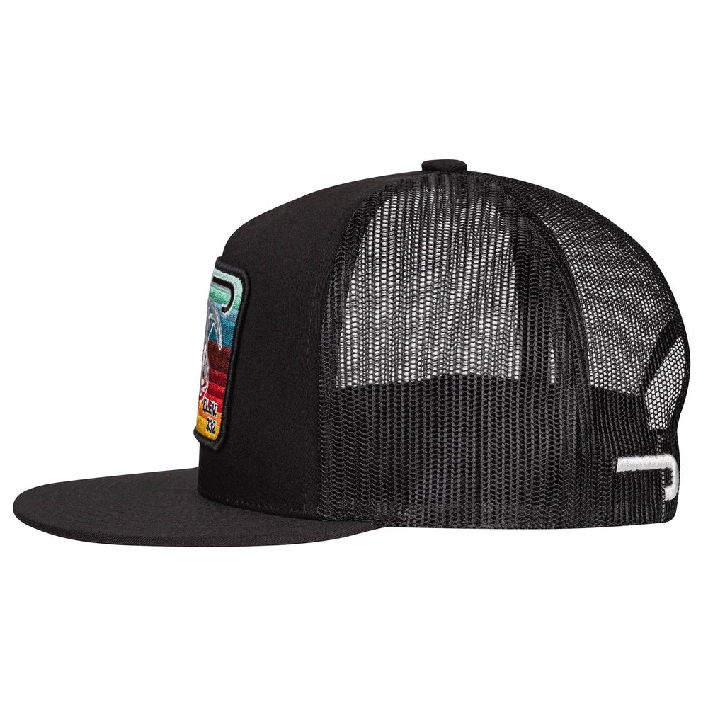 
                  
                    Lazy J Ranch Black Serape Elevation Classic Five Panel Trucker Hat-Lazy J Ranch Wear
                  
                
