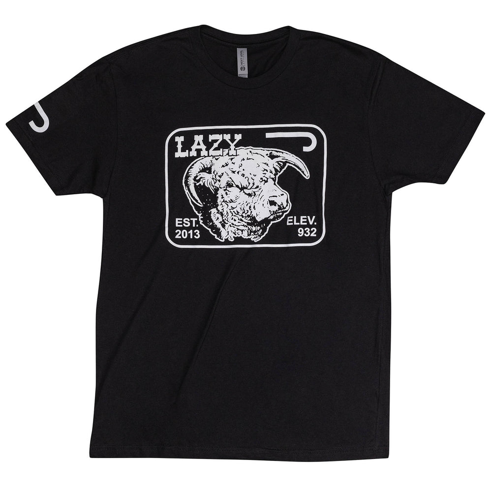 Lazy J Ranch Elevation Short Sleeve Black  T-Shirt