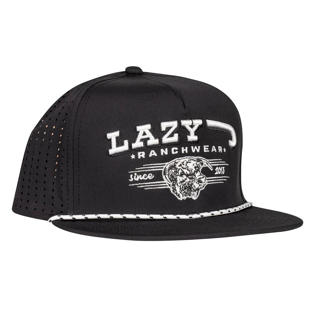 
                      
                        Lazy J Ranch Black Hereford Bull Western Performance Rope Hat
                      
                    