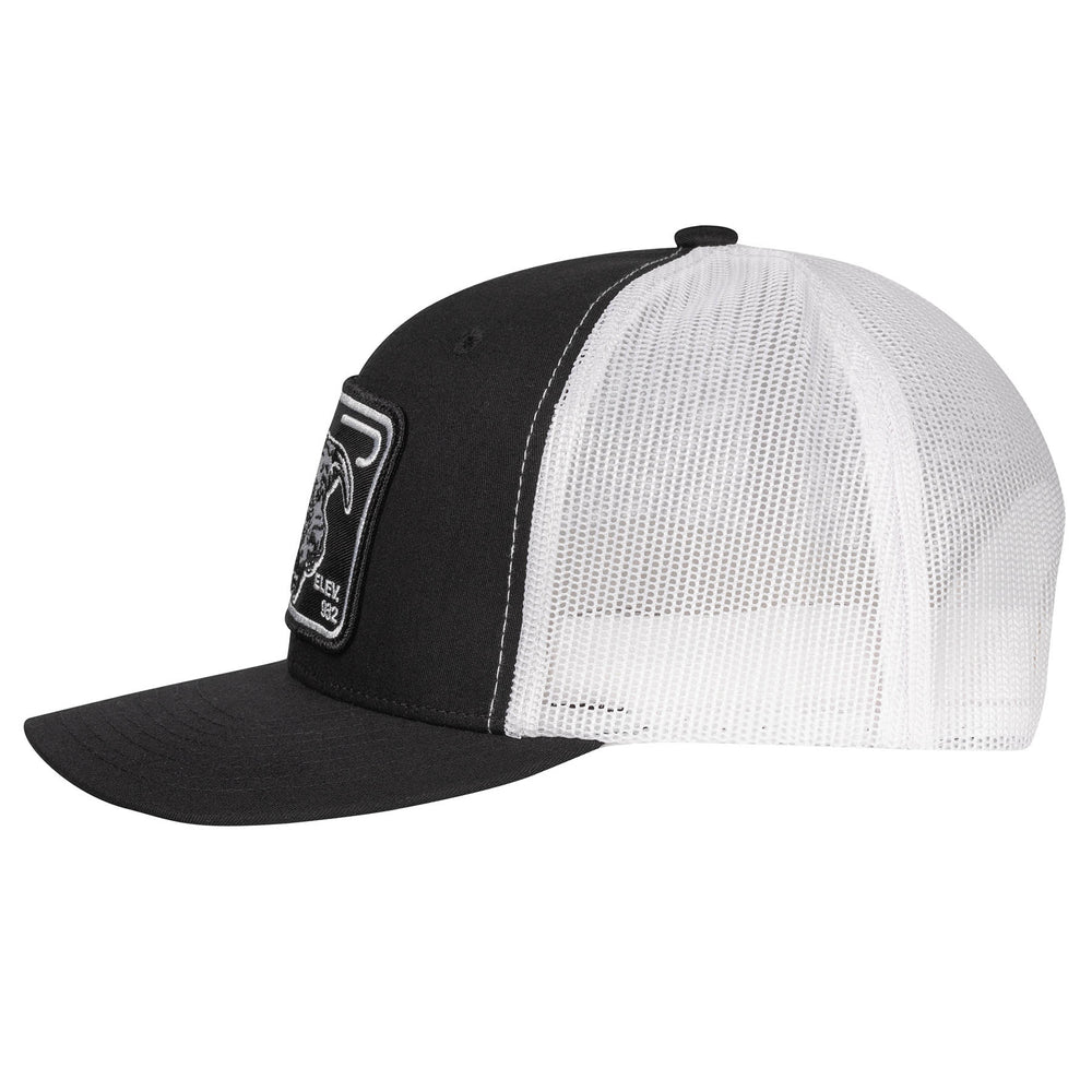 
                      
                        Lazy J Ranch Black & White Black Elevation Mid Profile Trucker Hat-Mid Profile-BLKWHIT3ELEV
                      
                    