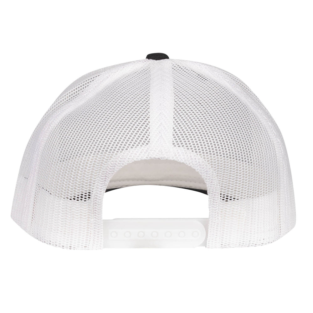 
                  
                    Lazy J Ranch Black & White Original Buckle Mid Profile Trucker Hat-Lazy J Ranch Wear
                  
                