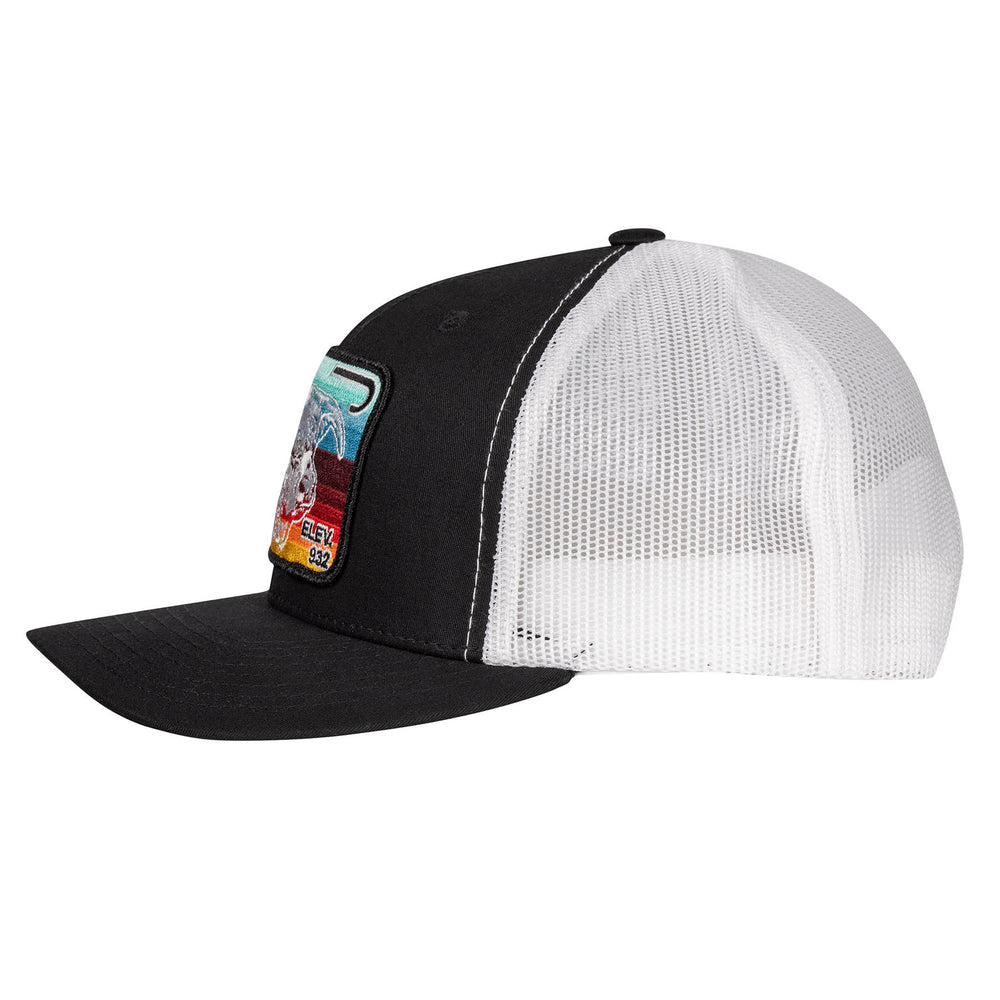 
                  
                    Lazy J Ranch Black & White Serape Elevation Mid Profile Trucker Hat-BLKWHT3SV
                  
                