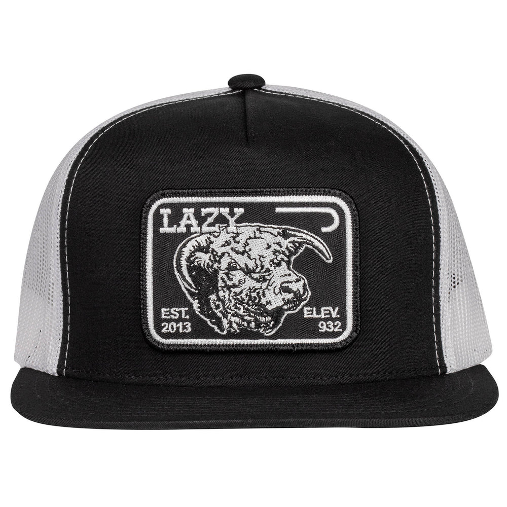 
                      
                        Lazy J Ranch Black & White Elevation Classic Five Panel Trucker Hat
                      
                    