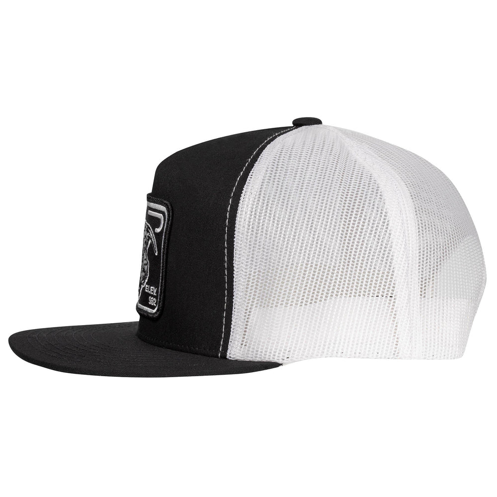 
                  
                    Lazy J Ranch Black & White Elevation Classic Five Panel Trucker Hat-Lazy J Ranch Wear
                  
                