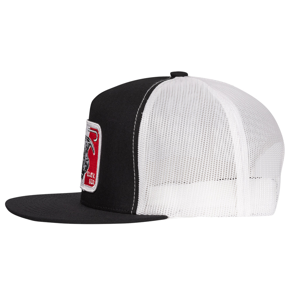 
                      
                        Lazy J Ranch Black & White Mexico Elevation Classic Five Panel Trucker Hat
                      
                    