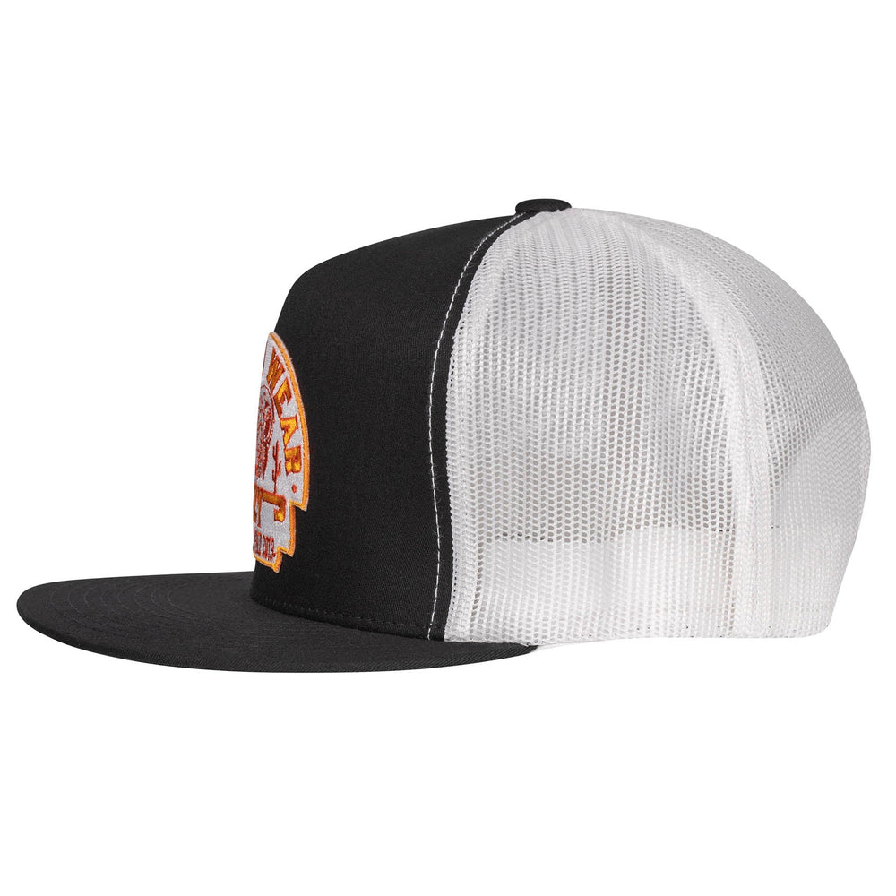 
                  
                    Lazy J Ranch Black & White Rusty Arrowhead Classic Five Panel Trucker Hat-Lazy J Ranch Wear
                  
                