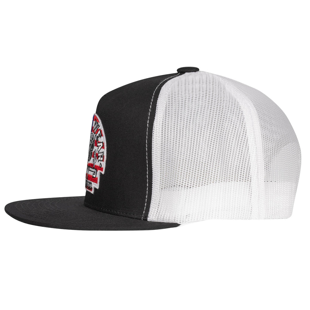 
                  
                    Lazy J Ranch Black & White USA Arrowhead Classic Five Panel Trucker Hat-Lazy J Ranch Wear
                  
                