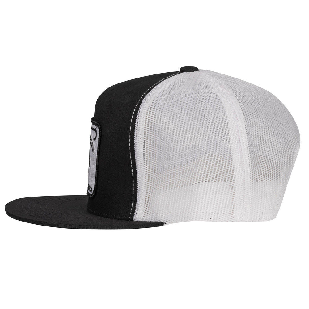 
                  
                    Lazy J Ranch Black & White Willow Cattle Headquarters Classic Five Panel Trucker Hat-Lazy J Ranch Wear
                  
                