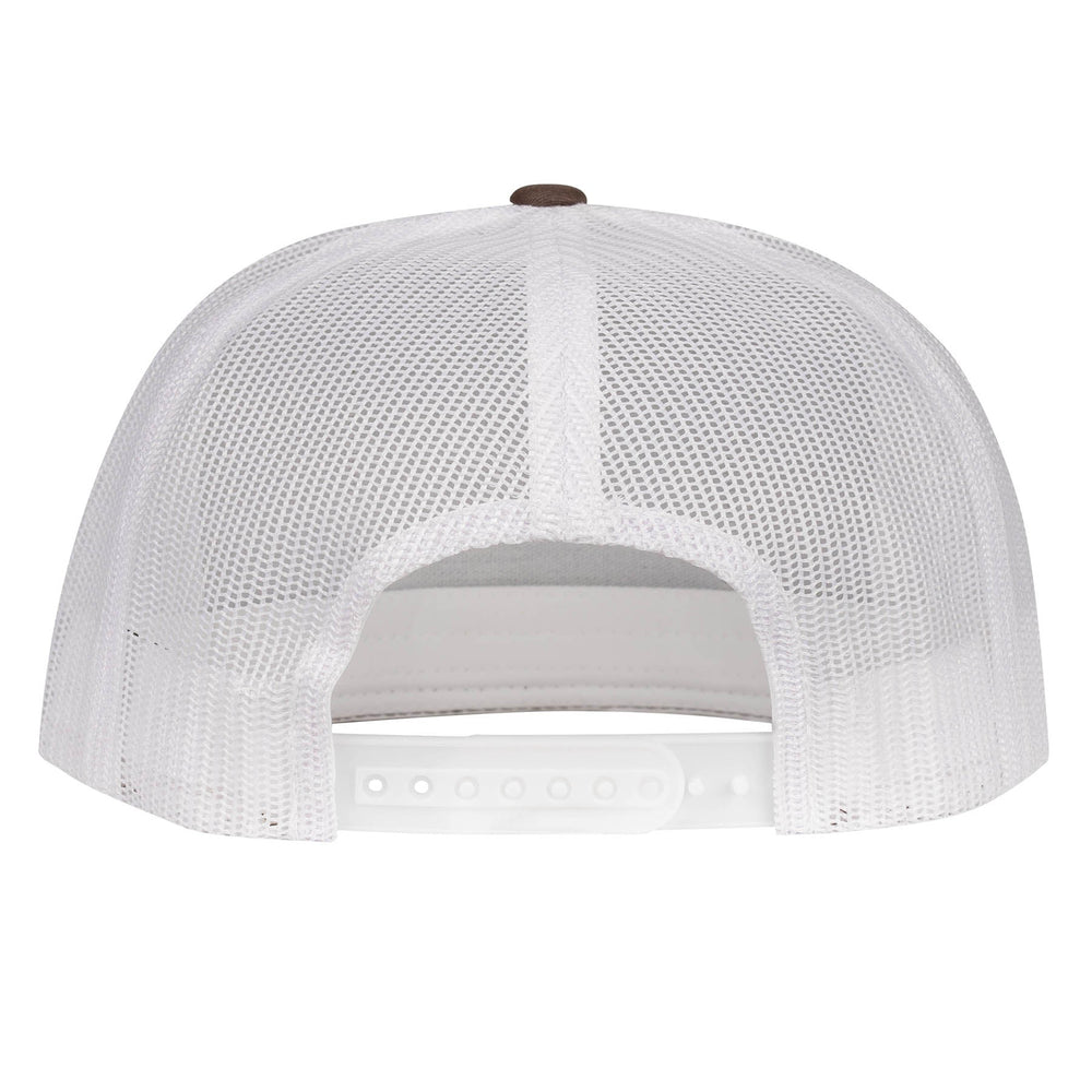 
                  
                    Lazy J Ranch Brown & White Retro 1915 Classic Five Panel Trucker Hat-Lazy J Ranch Wear
                  
                