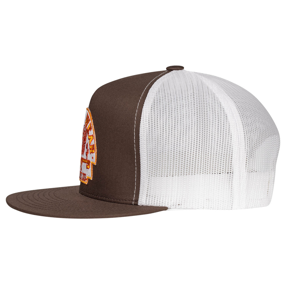 
                  
                    Lazy J Ranch Brown & White Rusty Arrowhead Classic Five Panel Trucker Hat-BRNWHT4OAH
                  
                