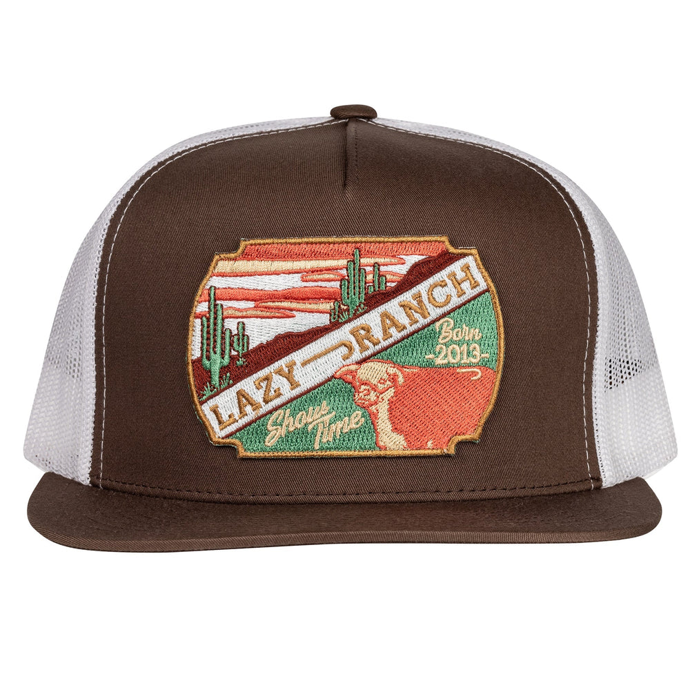 
                  
                    Lazy J Ranch Brown & White Desert Show Time Classic Five Panel Trucker Hat-Lazy J Ranch Wear
                  
                