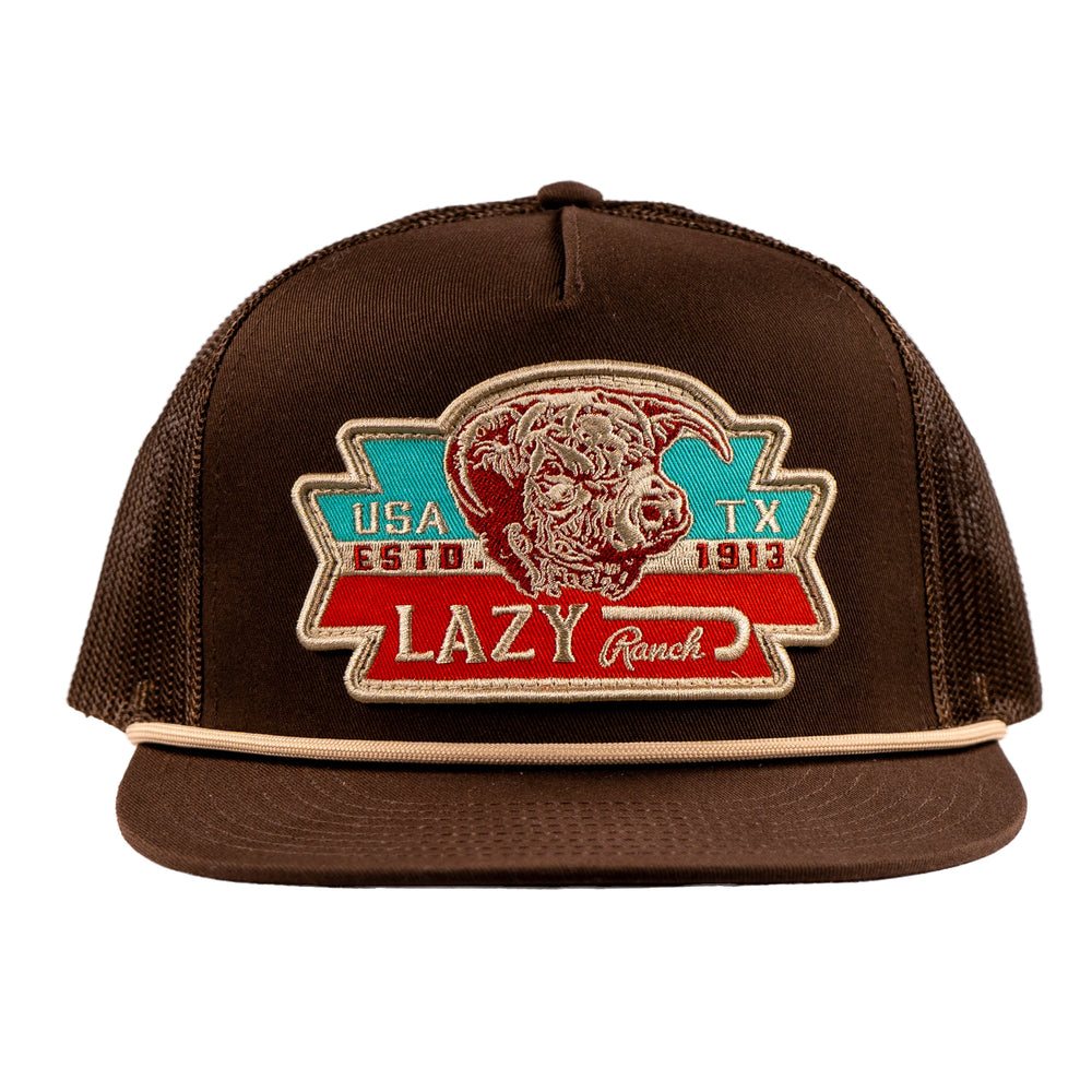 
                  
                    Lazy J Ranch Brown El Rancho Classic Rope Trucker Hat-Lazy J Ranch Wear
                  
                