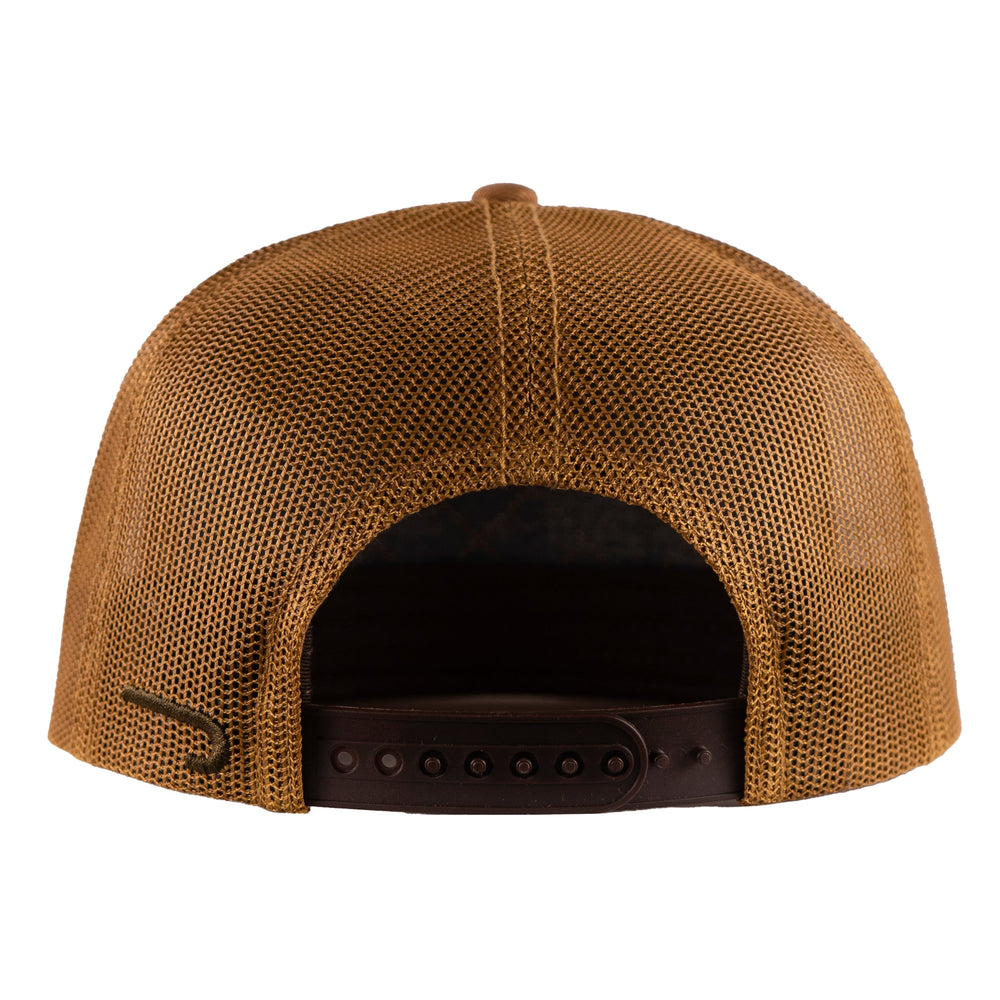 
                  
                    Lazy J Ranch Brown & Dark Brown Quilted Hard Day Classic Five Panel Trucker Hat-Lazy J Ranch Wear
                  
                