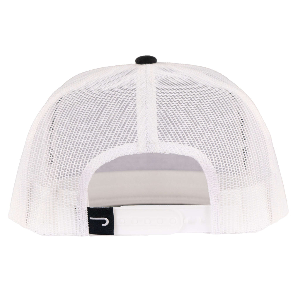 
                  
                    Lazy J Ranch Black & White Bull Trap Classic Five Panel Trucker Hat-Lazy J Ranch Wear
                  
                