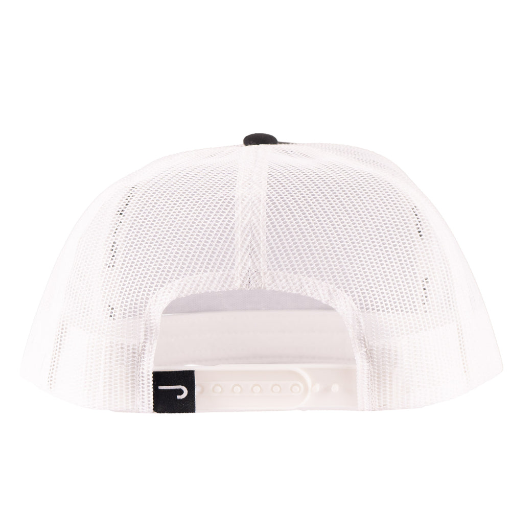 
                  
                    Lazy J Ranch Black & White Performance Breed Classic Five Panel Trucker Hat-BLKWHT4-PB-BLK
                  
                