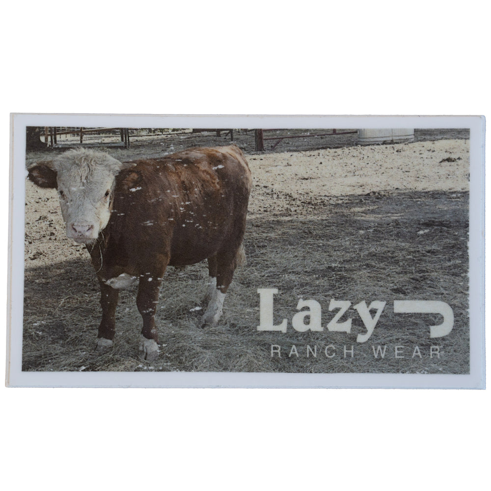 Lazy J Ranch Wear Calf Sticker