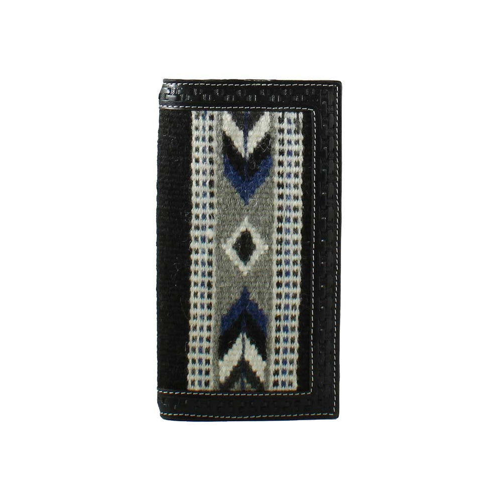 3D Belt Co Men's Arrow Rug Rodeo Wallet - Black