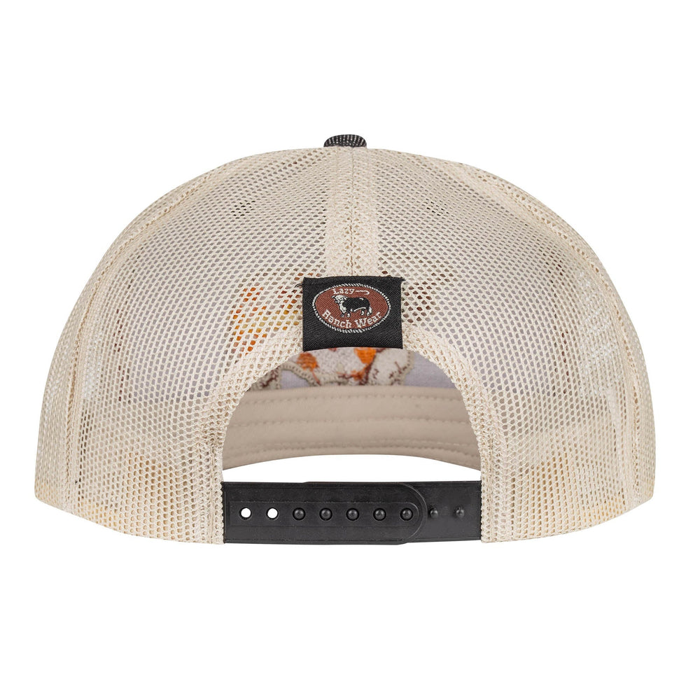
                  
                    Lazy J Ranch Denim & White Apache Hereford Bull Classic Rope Trucker Hat-Lazy J Ranch Wear
                  
                