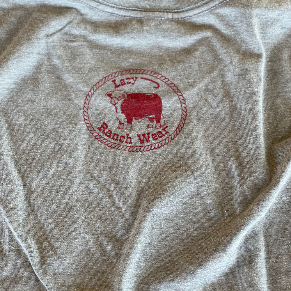 
                  
                    Lazy J Ranch Santa Fe Aztec T-Shirt - Light Grey-
                  
                