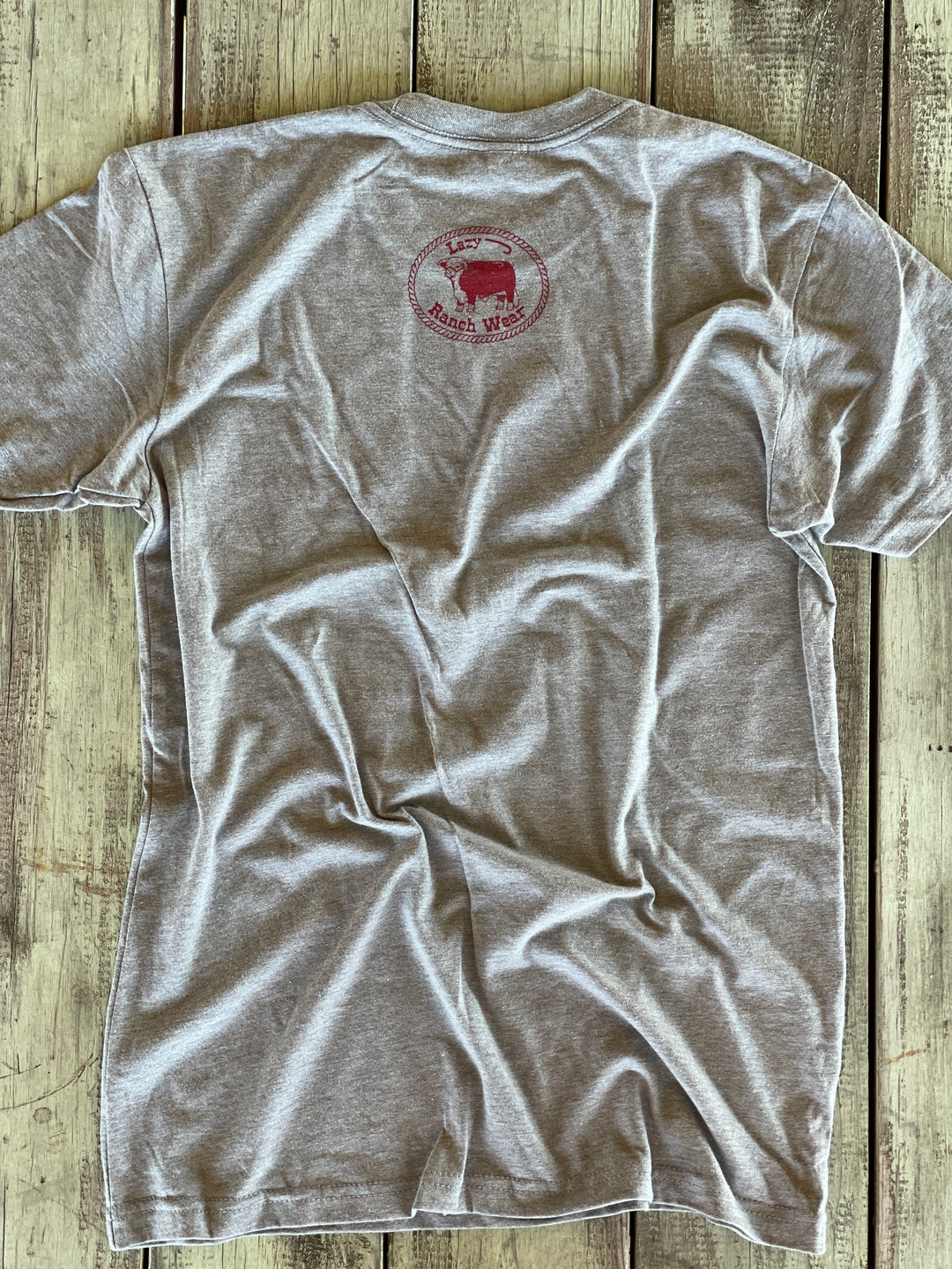 Lazy J Ranch Wear Santa Fe T-Shirt - LIght Grey
