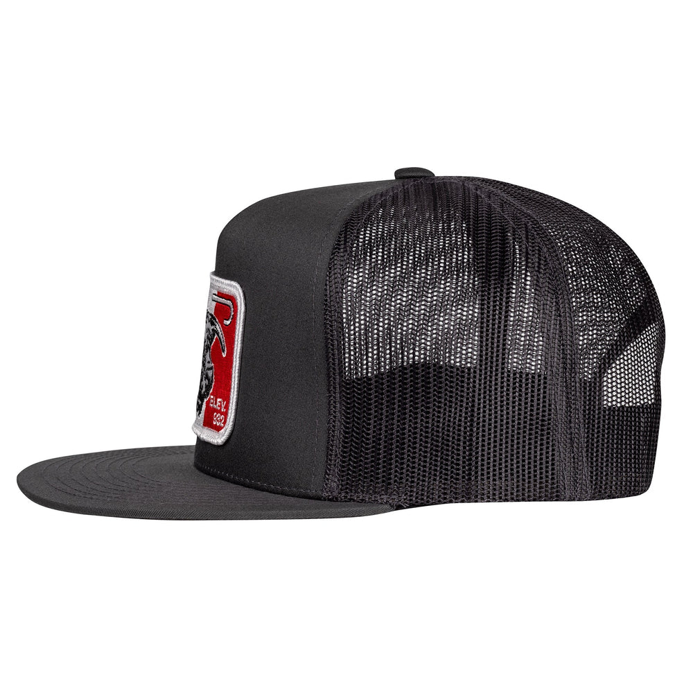 
                  
                    Lazy J Ranch Charcoal Grey Mexico Elevation Classic Five Panel Trucker Hat-Lazy J Ranch Wear
                  
                