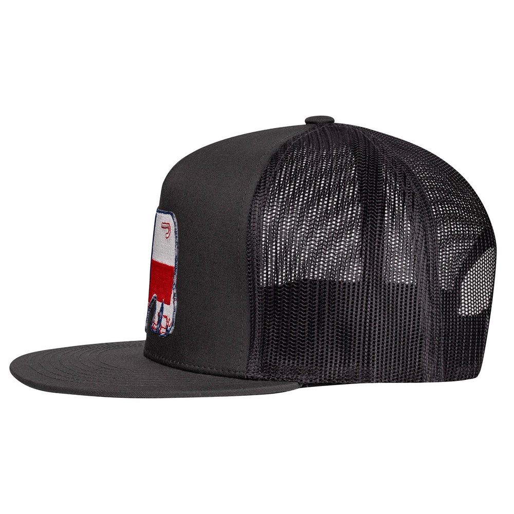 
                  
                    Lazy J Ranch Charcoal Grey Texas Bull Classic Five Panel Trucker Hat-Lazy J Ranch Wear
                  
                