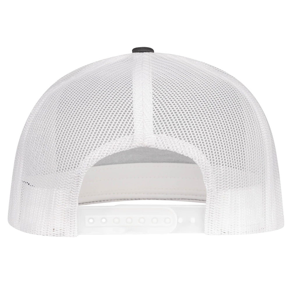 
                  
                    Lazy J Ranch Charcoal Grey & White Skull & Flowers Classic Five Panel Trucker Hat-Lazy J Ranch Wear
                  
                