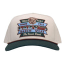 Lazy J Cream & Green Ranchero Vintage Five Panel Hat