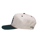 Lazy J Cream & Green Ranchero Vintage Five Panel Hat