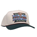 Lazy J Cream & Green Ranchero Vintage Five Panel Hat