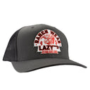 Lazy J Ranch Grey Mid Profile Trucker Hat - Multiple Patches-GRYGRY1-RAH