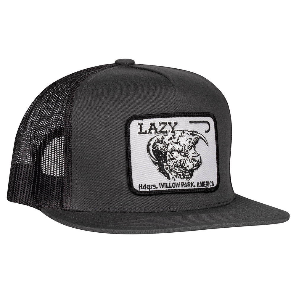 
                      
                        Lazy J Ranch Grey Cattle Headquarters Classic Five Panel Trucker Hat
                      
                    