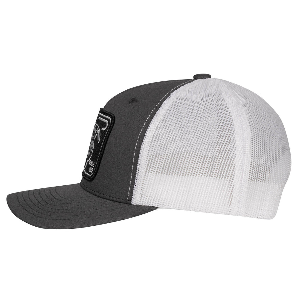 
                      
                        Lazy J Ranch Dark Grey & White Black Elevation Mid Profile Trucker Hat-Mid Profile-GRYWHT3ELEV
                      
                    