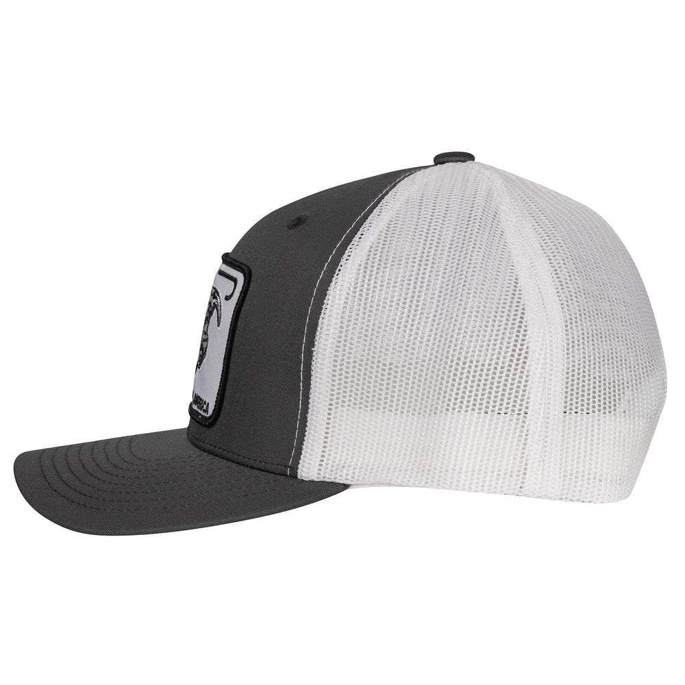 
                      
                        Lazy J Ranch Dark Grey & White Willow Cattle Headquarters Mid Profile Trucker Hat
                      
                    