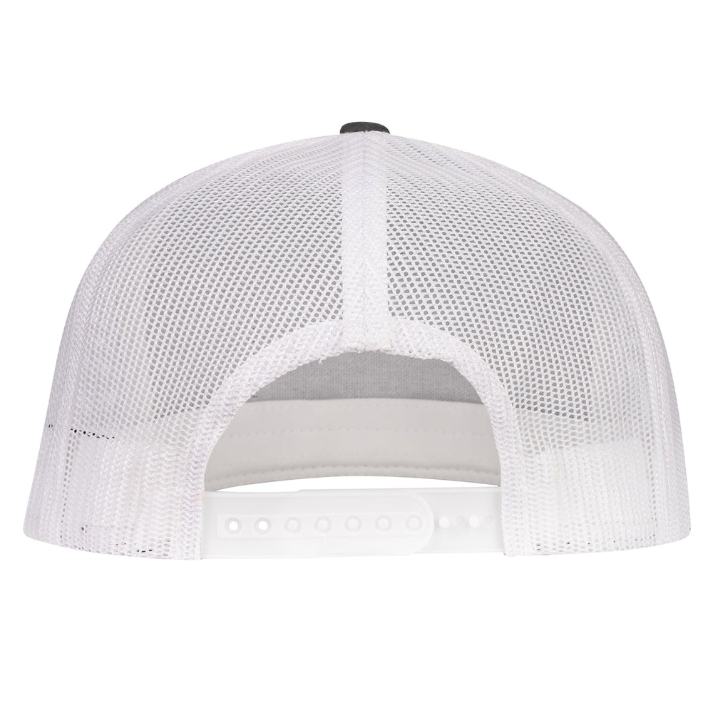 
                  
                    Lazy J Ranch Charcoal Grey & White Mexico Elevation Classic Five Panel Trucker Hat-Lazy J Ranch Wear
                  
                
