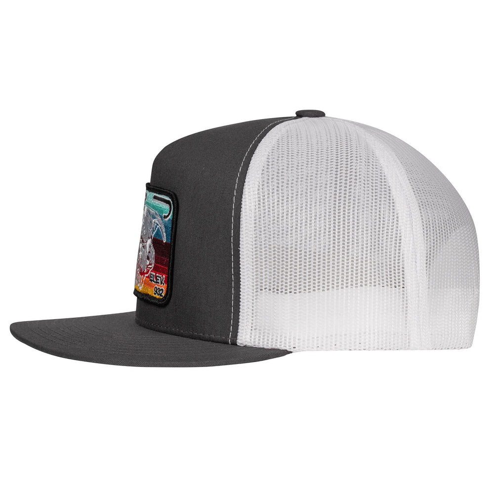 
                      
                        Lazy J Ranch Grey & White Serape Elevation Classic Five Panel Trucker Hat
                      
                    