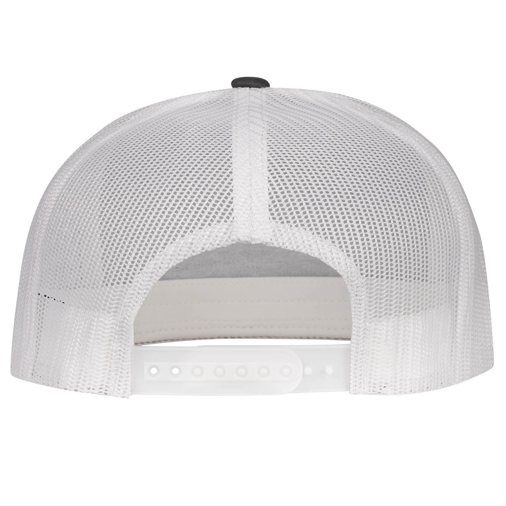 
                  
                    Lazy J Ranch Charcoal Grey & White Serape Elevation Classic Five Panel Trucker Hat-Lazy J Ranch Wear
                  
                