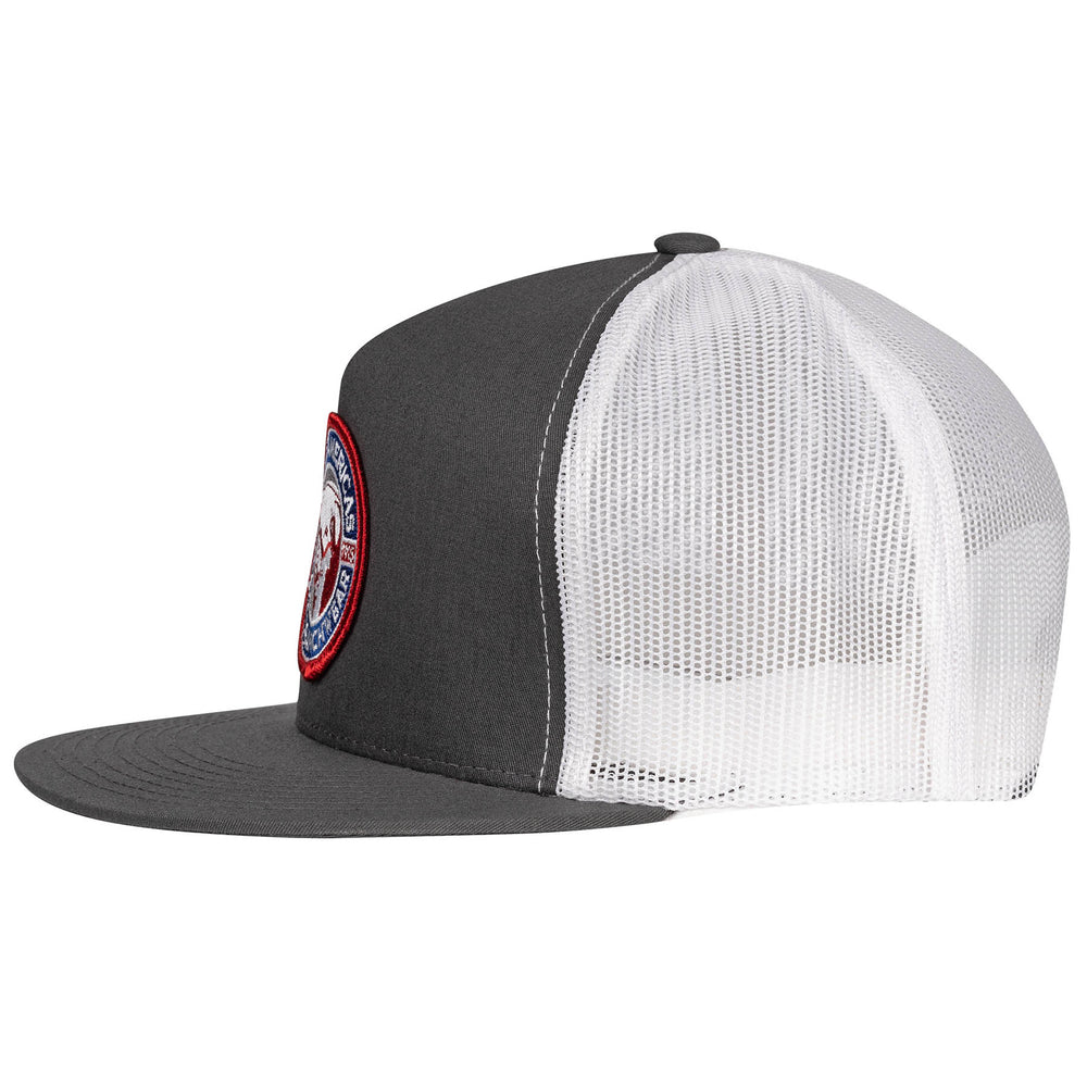 
                      
                        Lazy J Ranch Dark Grey & White Tejas Classic Five Panel Trucker Hat-High Profile-GRYWHT4TEJ
                      
                    