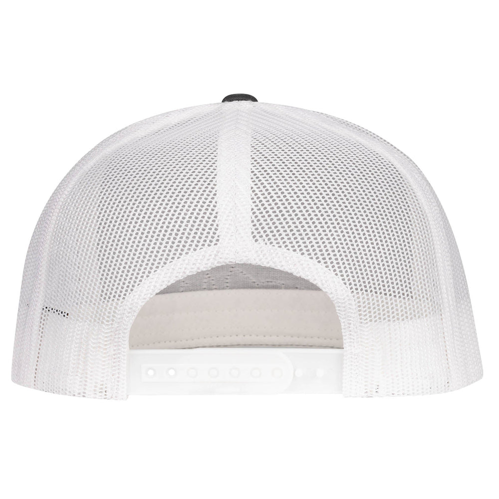 
                  
                    Lazy J Ranch Charcoal Grey & White Texas Flag Bull Classic Five Panel Trucker Hat-Lazy J Ranch Wear
                  
                