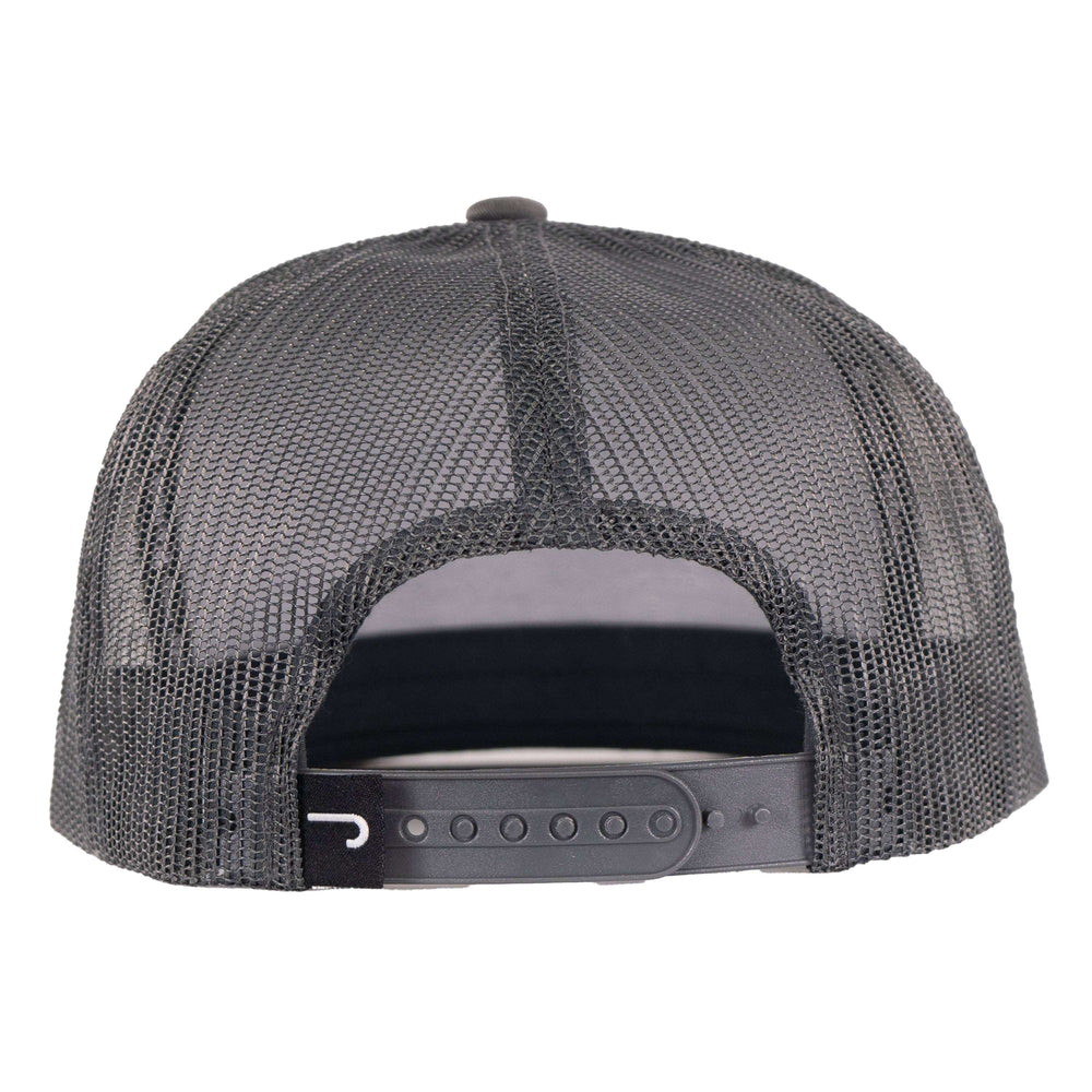 
                  
                    Lazy J Ranch Charcoal Grey Turquoise Arrowhead Classic Five Panel Trucker Hat-Lazy J Ranch Wear
                  
                
