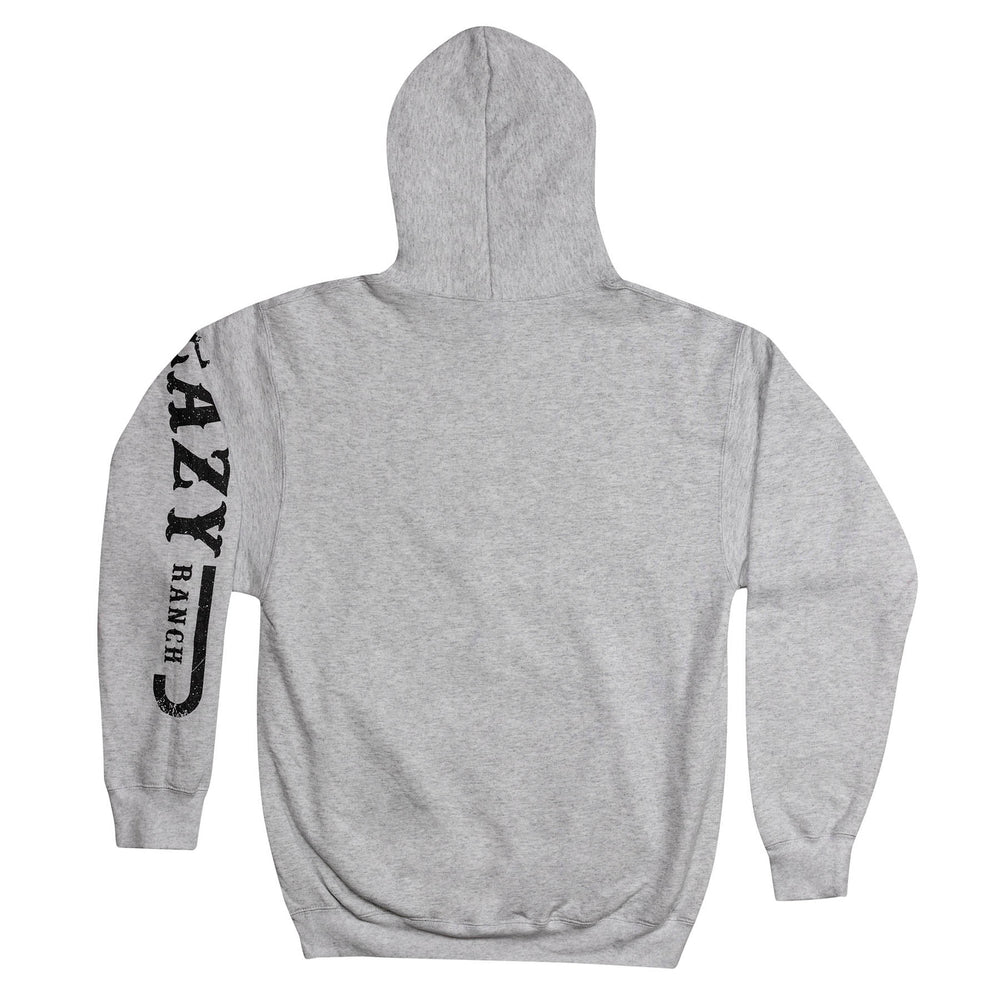 
                  
                    Lazy J Ranch Black Ranch Logo Pullover Hoodie - Ash Grey-
                  
                