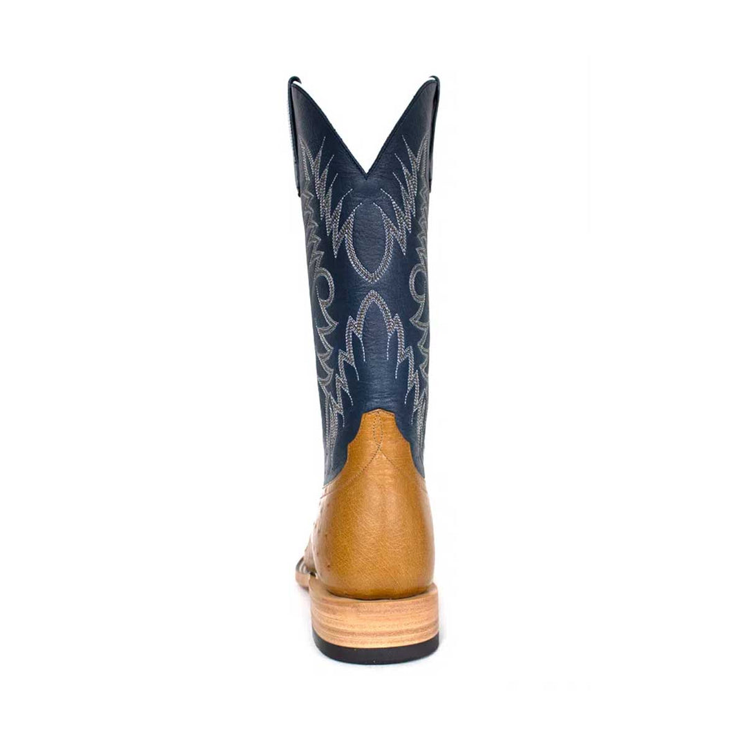 Horse Power Men's Antique Saddle Smooth Ostrich Boots