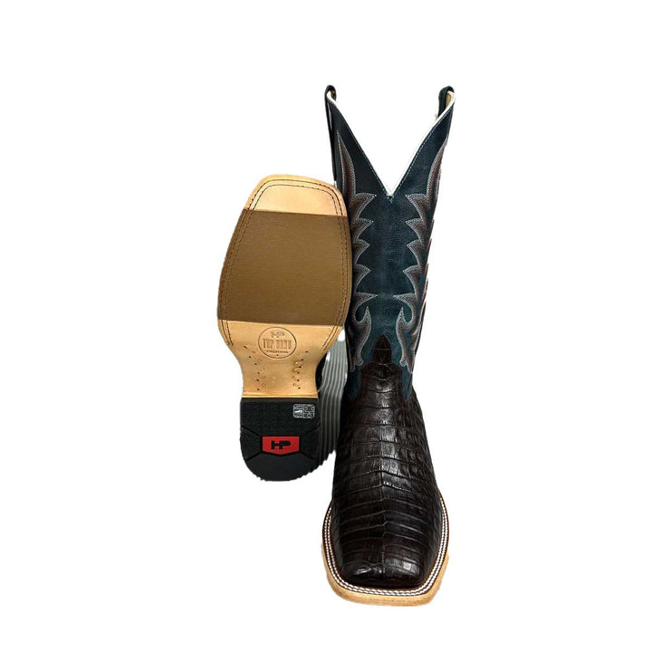Horse Power Men's Top Hand Chocolate Caiman Boots