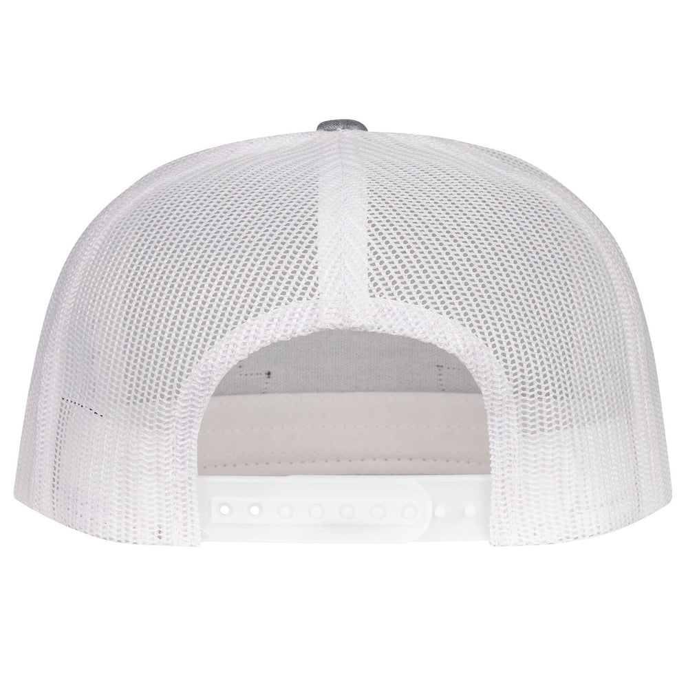 
                  
                    Lazy J Ranch Heather Grey & White Black Arrowhead Classic Five Panel Trucker Hat-Lazy J Ranch Wear
                  
                