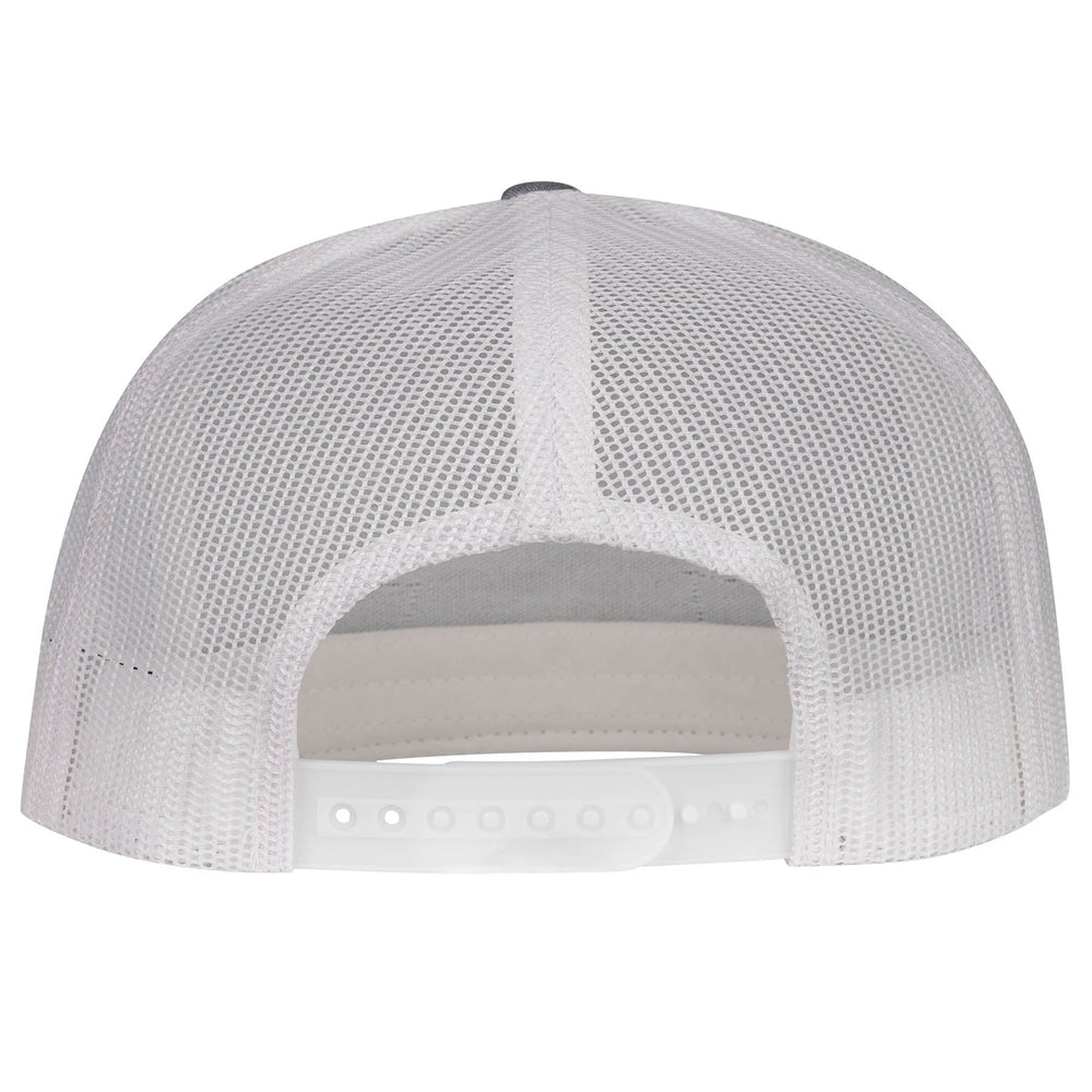 
                  
                    Lazy J Ranch Heather Grey & White Turquoise Arrowhead Classic Five Panel Trucker Hat-Lazy J Ranch Wear
                  
                