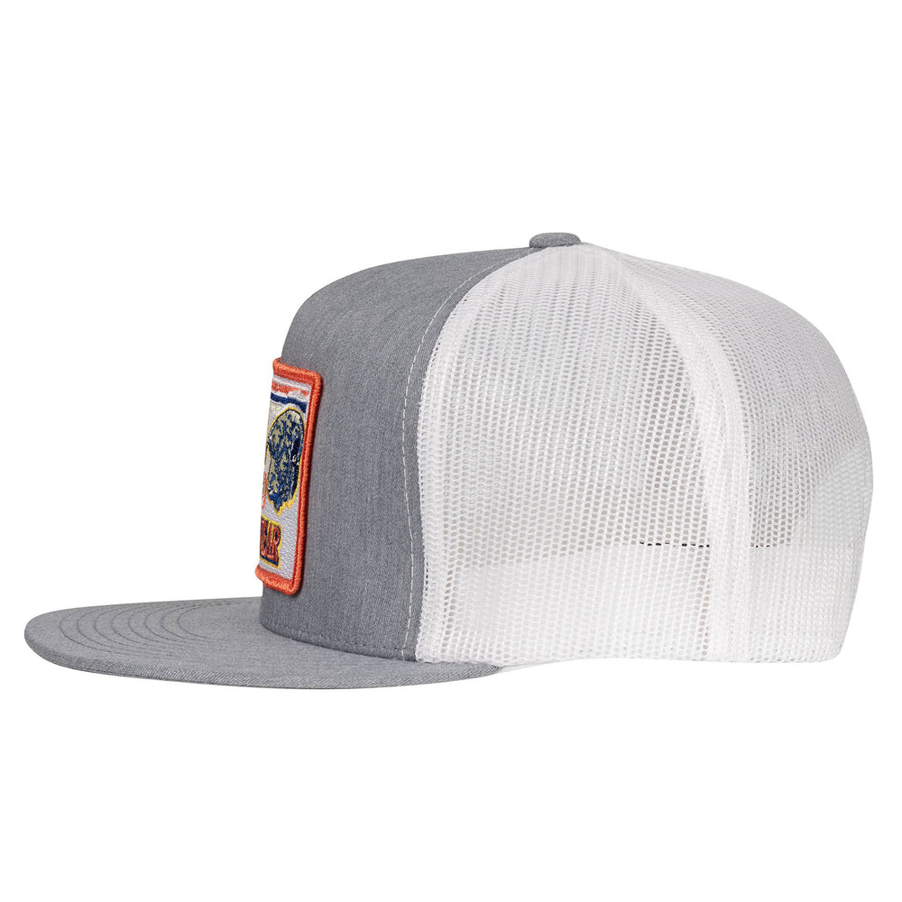 
                  
                    Lazy J Ranch Heather Grey & White Retro Hereford Classic Five Panel Trucker Hat-HTHWHT4RETRO
                  
                