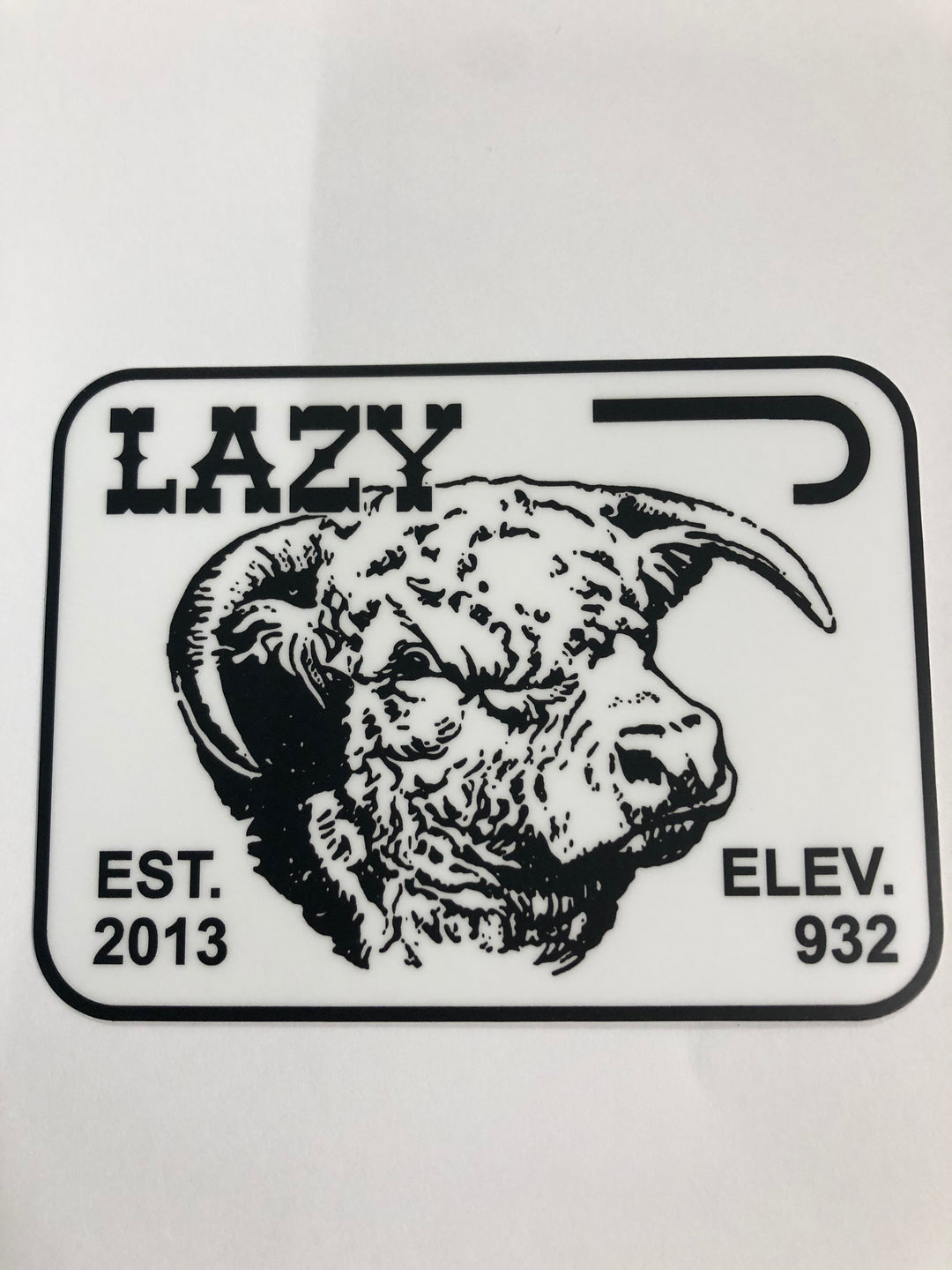 Lazy J Ranch Wear Willow Park Sticker