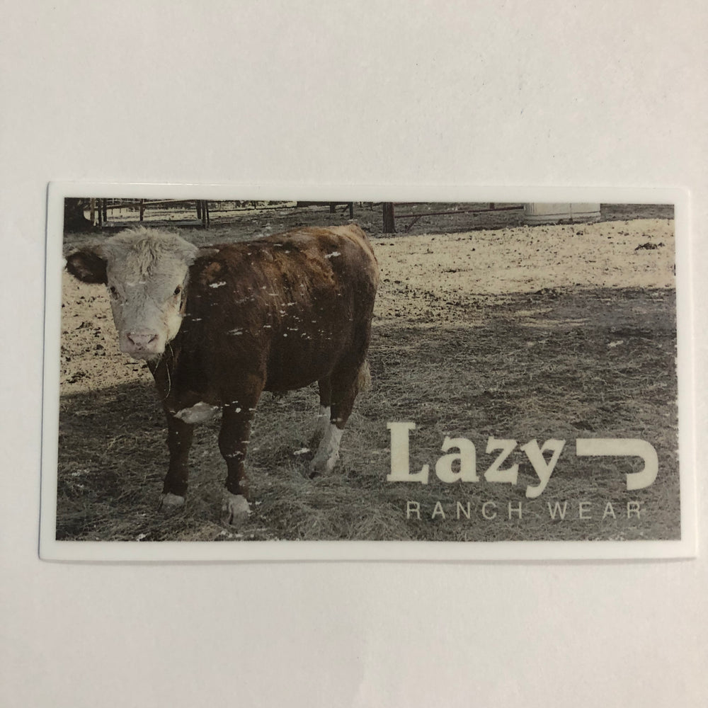 Lazy J Ranch Wear Calf Sticker