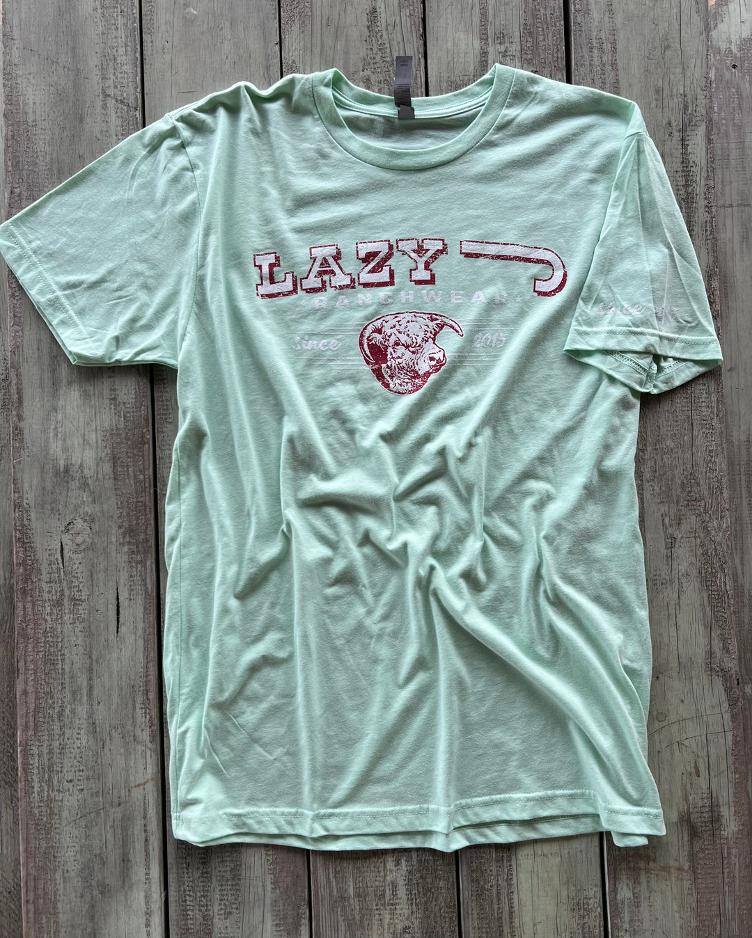 Lazy J Ranch Wear Performance Hereford Banner T-Shirt - Mint